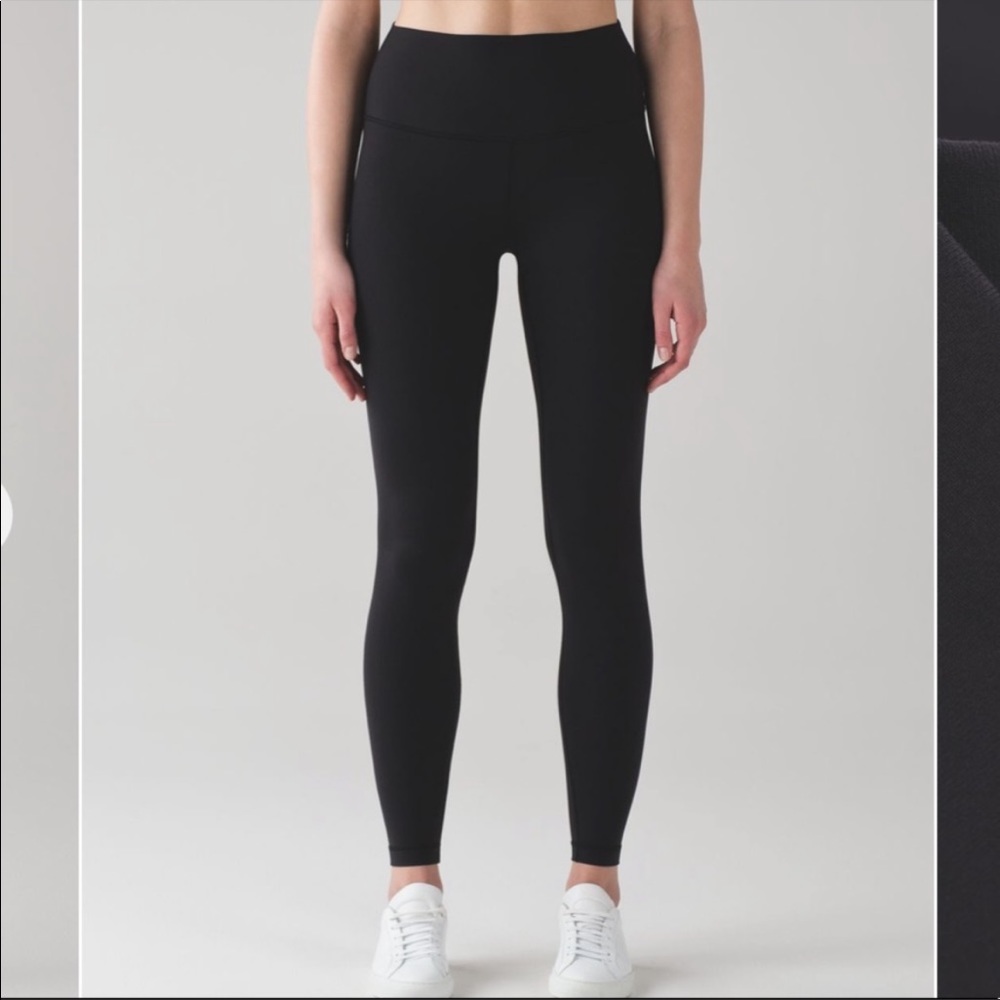 Lululemon Wunder Under Hi-Rise tight black sz 10